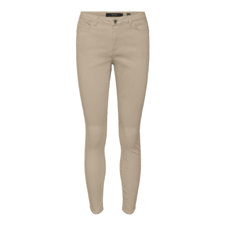 Achat Pantalon Vero Moda Femme SVEA Beige face