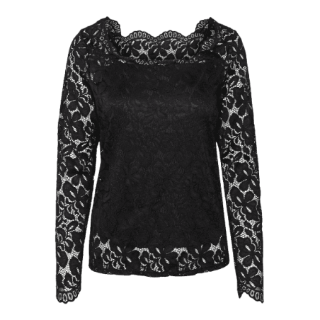 achat Top Vero Moda Femme NIRA Noir face