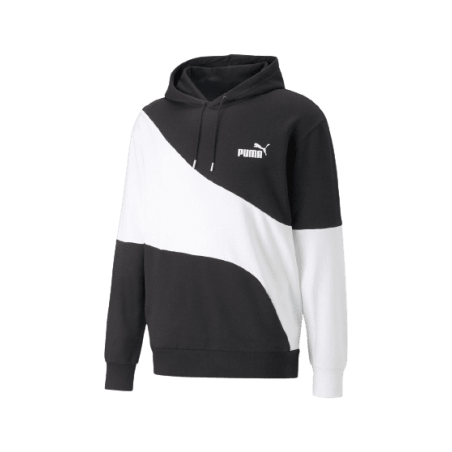 achat Sweat à Capuche Puma Homme FD PP CAT HDY TR Noir/Blanc  profil avant