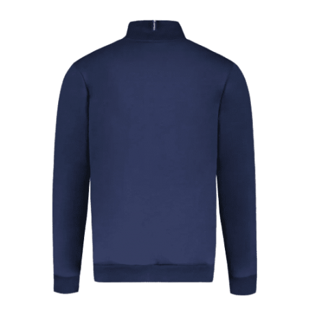 SWEAT ZIPPÉ Le Coq Sportif HOMME ESS FZ SWEAT N4 M Bleu Marine profil  arrière.