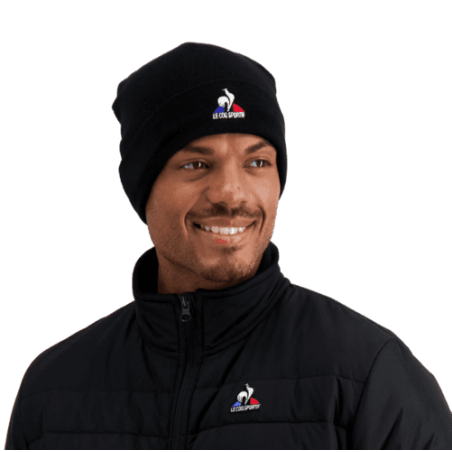 achat BONNET LE COQ SPORTIF unisexe N2 Noir avant