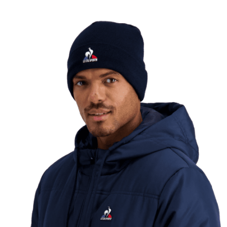 achat BONNET LE COQ SPORTIF unisexe N2 bleu avant