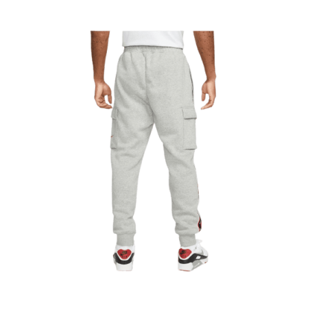 achat Jogging Nike Homme M NSW REPEAT SW FLC CARGO PANT Gris profil arrière porté