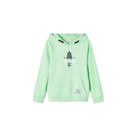 achat Sweat à capuche Name It Garçon DAGOR LS W HOOD UNB Vert profil avant