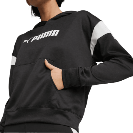 achat Sweat à capuche Puma Femme FIT TECHKNIT HDY profil avant porté