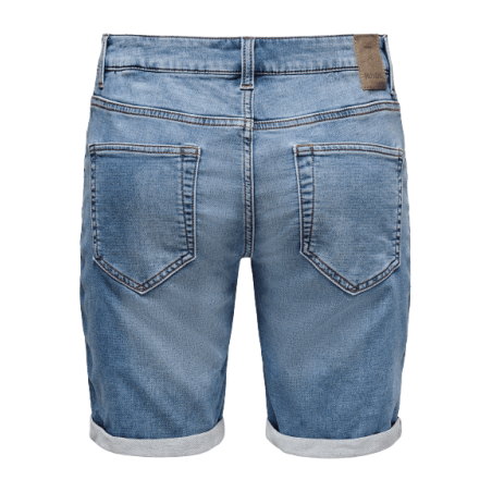 achat Short Only&Sons Homme PLY JOG PK 8584 NOOS Bleu profil arrière