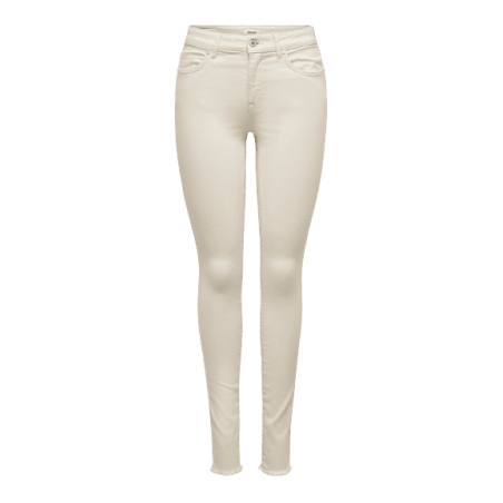 achat Jean Only Femme BLUSH MID SK AK RW DNM DOT019 NOOS Beige profil avant