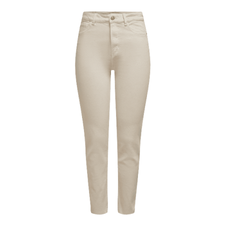 achat Jean Only Femme EMILY HW ST RAW CRPANK DNM COL NOOS Beige profil avant