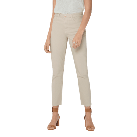 achat Jean Only Femme EMILY HW ST RAW CRPANK DNM COL NOOS Beige profil avant porté