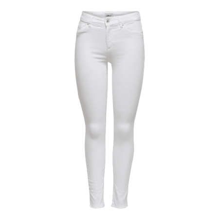 achat Jean Only Femme BLUSH MID SK RAW ANK DNM REA0730 NOOS blanc profil avant