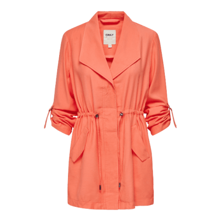 achat Veste Only Femme EMERY 3/4 JACKET PNT Rose profil avant