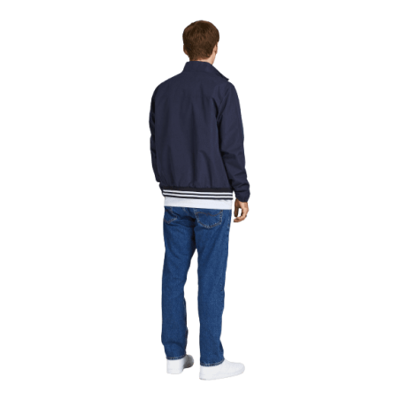 achat Veste Jack and Jones HOMME JORLUKE BOMBER Bleu profil arrière