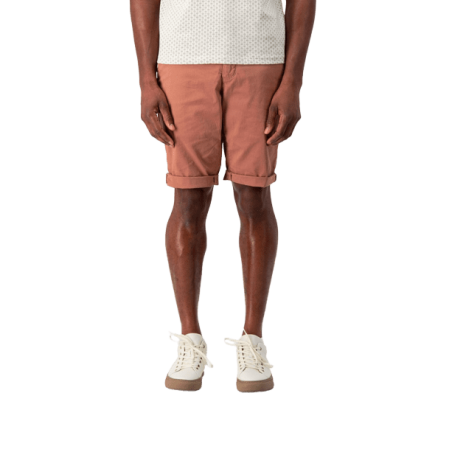 achat Short Teddy Smith homme SHORT CHINO LIGHT TWILL rose face