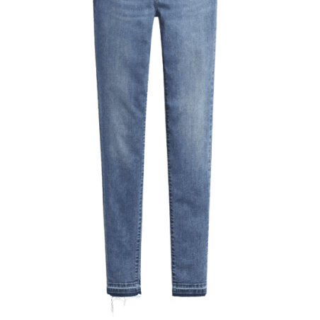 achat Jean Taille haute Levi's Femme 720 HIRISE SUPER SKINNY Bleu ourlet