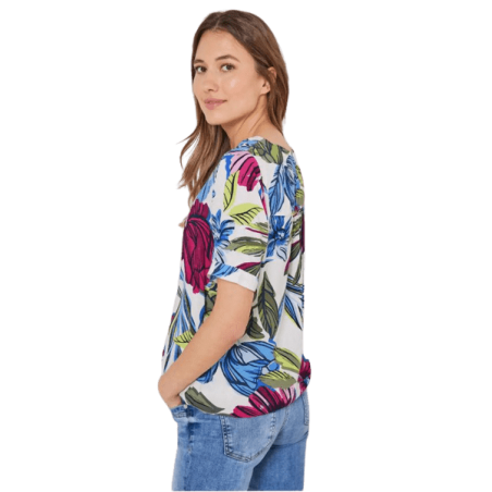 achat CHEMISIER CECIL FEMME TOS PRINTED SPLIT profil arrière