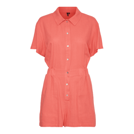 achat Combishort Vero Moda MYMILO SS PLAYSUIT Rose face