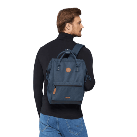 achat Sac à dos 23L Cabaïa ADVENTURER MEDIUM Bleu profil avant porté