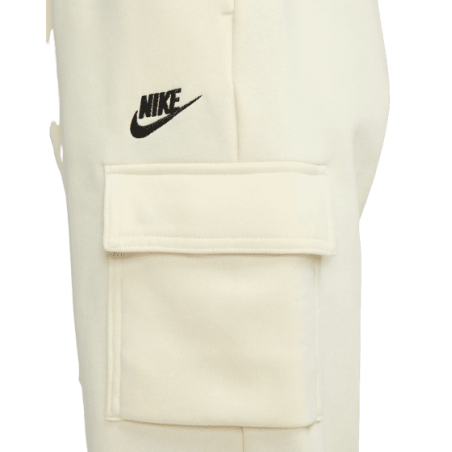 achat Pantalon cargo Nike femme NSW CLUB FLEECE crème poche