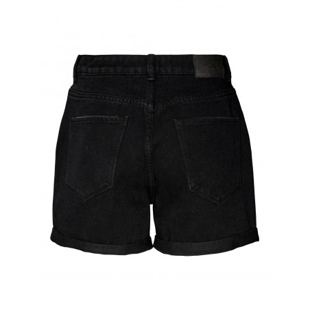 achat Short Femme Vero Moda VMZURI HR LOOSE SHORTS MIX NOOS Noir arrière