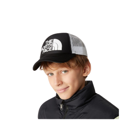 achat Casquette The North Face Enfant KIDS FOAM TRUCKER Noir face avant porté