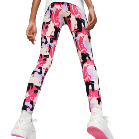 achat Legging Puma Fille G ESS+ ART AOP LEGGING dos porté