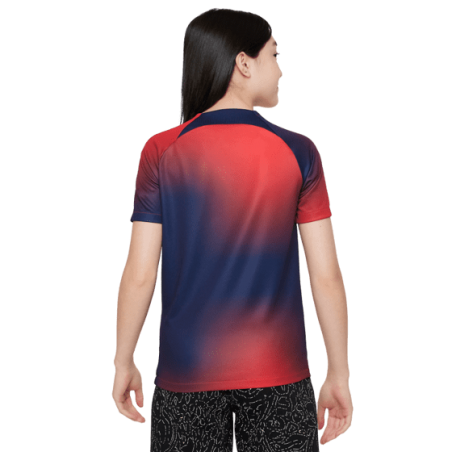 achat Maillot d'avant-match PSG 2023-2024 enfant dos