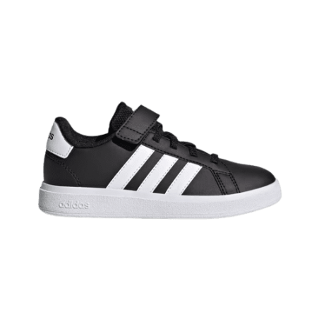 achat Chaussure Adidas garçon GRAND COURT 2.0 EL K noir profil droit