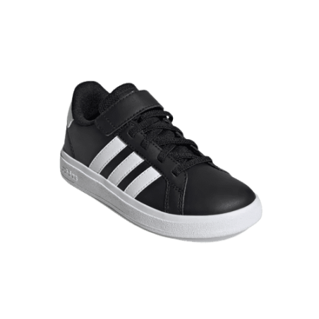 achat Chaussure Adidas garçon GRAND COURT 2.0 EL K noir profil avant droit