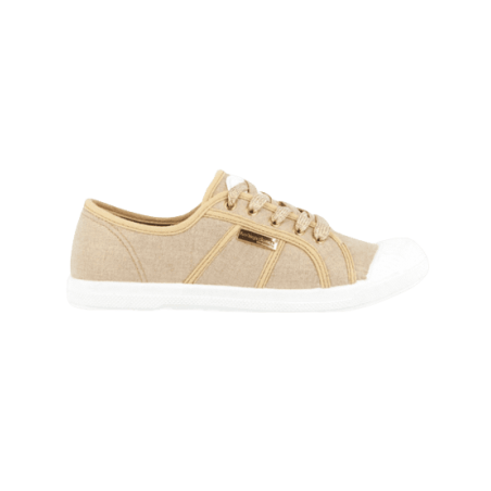 achat Tennis Les Tropéziennes femme CLORUNI beige profil droit