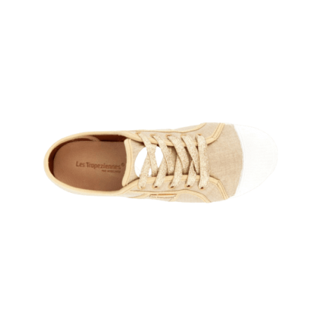 achat Tennis Les Tropéziennes femme CLORUNI beige dessus