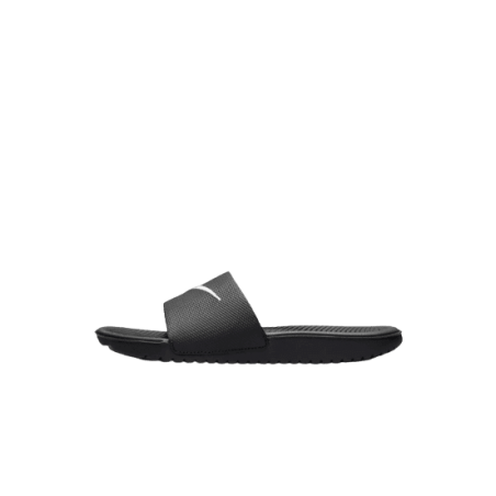 achat Claquette Nike enfant KAWA SLIDE (GS/PS) noir profil gauche