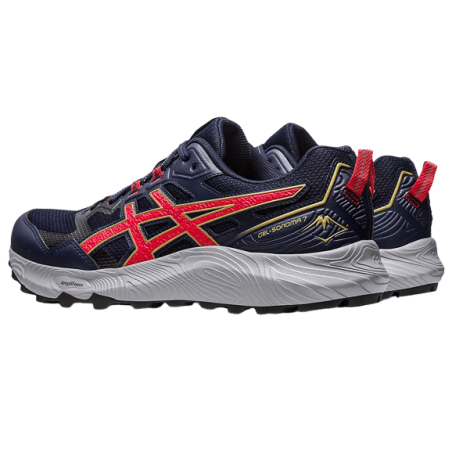 achat Chaussure de trail Asics homme GEL-SONOMA 7 bleu profil arriere gauche