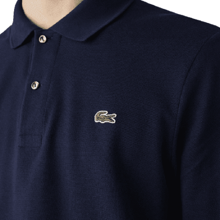 Polo Lacoste Homme CORE ESSENTIALS Marine côté