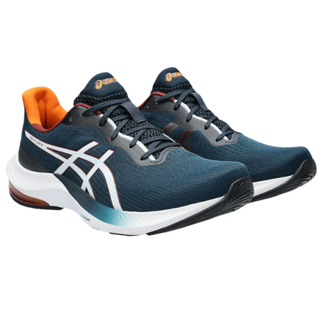 achat Chaussure de running Asics homme GEL-PULSE 14 profil droit deux chaussures