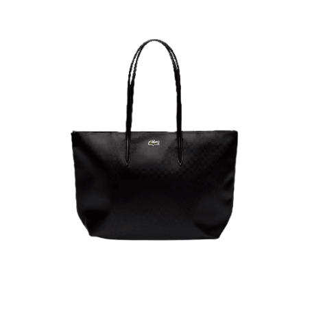 Sac cabas Lacoste Femme SHOPPING BAG noir face