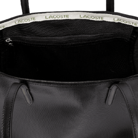 Sac cabas Lacoste Femme SHOPPING BAG noir intérieur