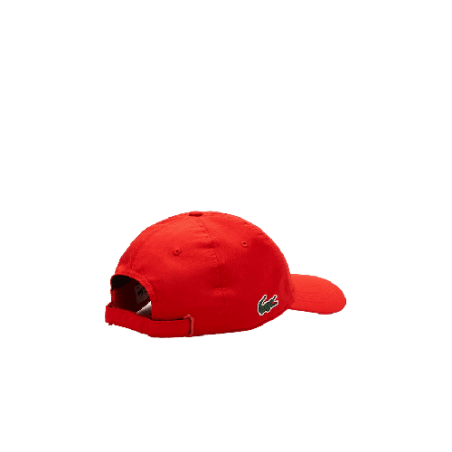 Casquettes Lacoste Homme CORE PERFORMANCE rouge côté