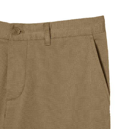 Bermudas Lacoste Homme CORE ESSENTIALS beige côté