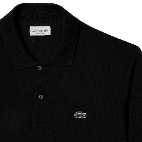 Polo Lacoste Homme CORE ESSENTIALS noir haut