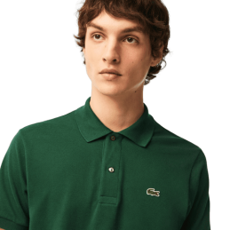 Polo Lacoste Homme CORE ESSENTIALS vert devant