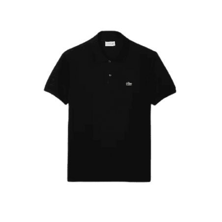 Polo Lacoste Homme CORE ESSENTIALS noir face