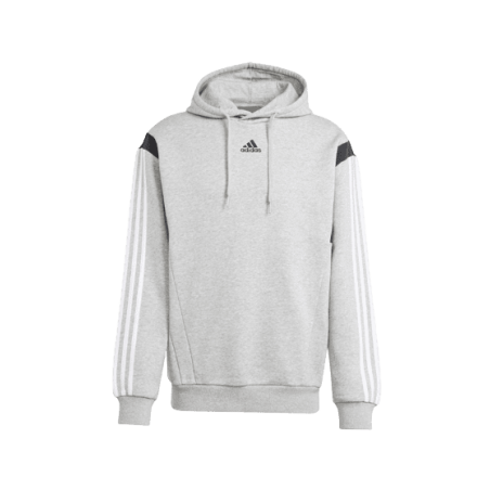 achat Sweat à capuche Adidas homme CB HOODIE gris face