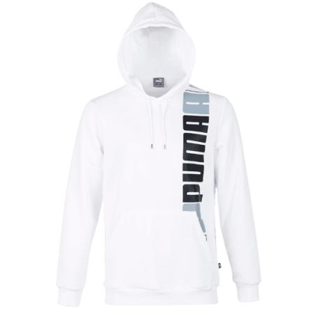 Sweat à capuche Puma homme FD ESS+LLAB blanc