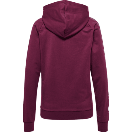 Achat vêtements sweat zippé femme Hummel MOVE GRID COT. ZIP HOODIE dos