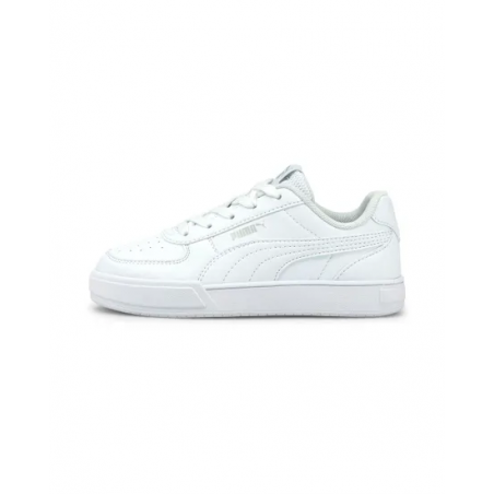 Achat chaussures puma ps caven enfant blanches profil