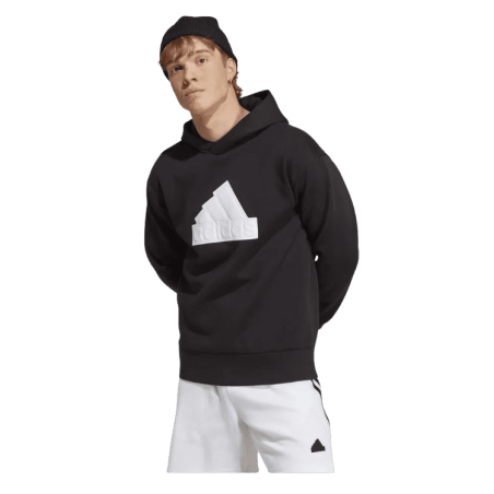 Achat Sweat-shirt à capuche Adidas FUTURE ICONS Badge Of Sport Homme Noir face