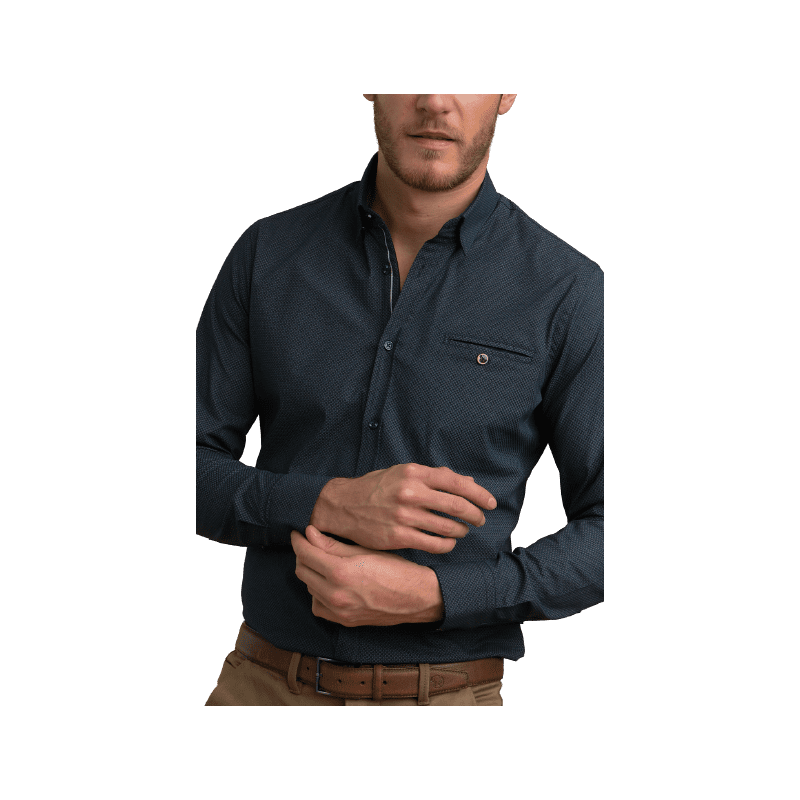 Chemise Homme Oxbow CHEMISE MANCHES LONGUES Bleu Sport 2000