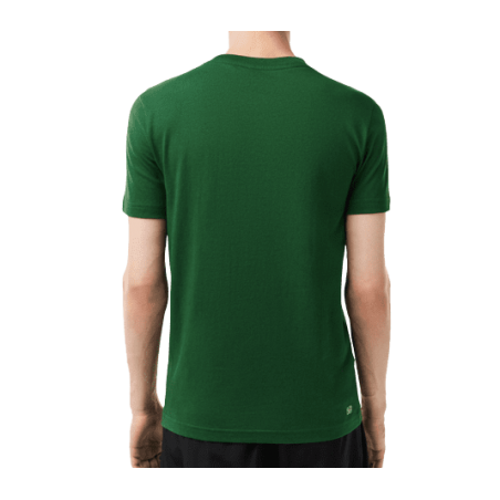 Achat T-shirt Lacoste SPORT en jersey respirant imprimé crocodile 3D Vert dos