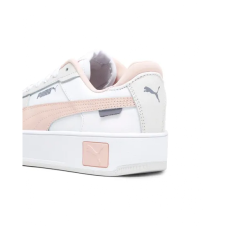 Achat Chaussure PUMA Enfant CARINA STREET Blanc/Rose détails