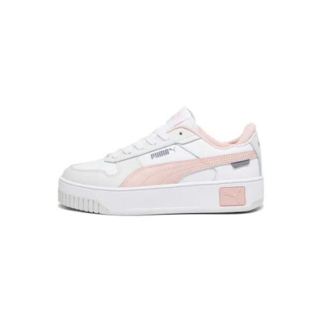 Chaussure PUMA Enfant CARINA STREET Blanc/Rose face